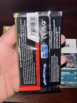 VERY HEAVY! GOD PACKUUU 22.65g Phantasmal Flames Pokemon TCG Booster (SEALED) - Image 3