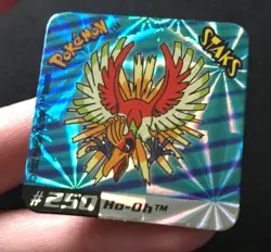 2X Pokemon Staks Magnets Lugia Ho-oh Johto Legendary Gold Silver #249 #250 SHINY - Image 3