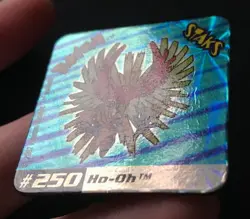 2X Pokemon Staks Magnets Lugia Ho-oh Johto Legendary Gold Silver #249 #250 SHINY - Image 4