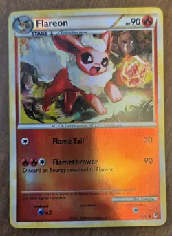 Flareon Call of Legends 44/95 Uncommon Reverse Holo LP - ungraded Pokemon Card - Image 1