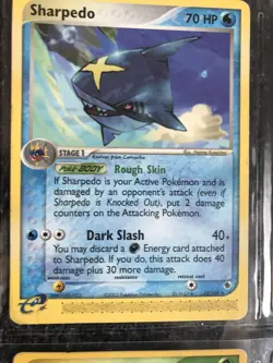 9 pokemon 2003 cards- holomawile,kirlia,trapinch,sharpedo,ekans,cascoon, seedot, - Image 5