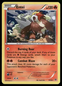 Entei - 14/98 (Cosmos Holo) 014/098 Blister Exclusives Pokemon TCG - Image 1