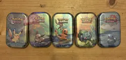 Pokemon Kanto Friends Mini Tin Set Of 5 Sealed - Same Day Dispatch 🔥 - Image 1