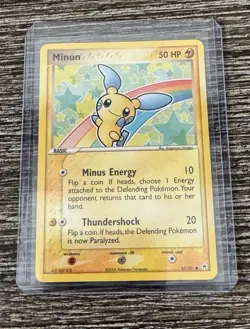 2004 Pokemon EX Hidden Legends Minun #67/101 - Image 2