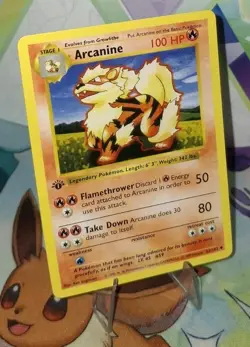 Pokemon TCG 1st Edition Shadowless Arcanine 23/102 NM/BETTER - Image 5