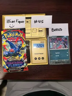 VERY HEAVY! GOD PACKUUU 22.64g Phantasmal Flames Pokemon TCG Booster (SEALED) - Image 1