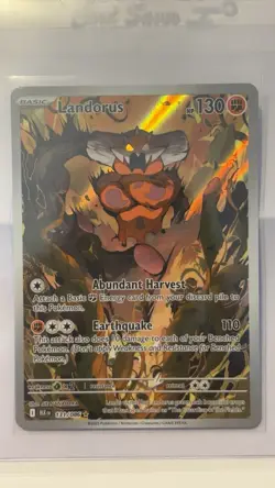 Pokemon TCG Landorus 131/086 Sv: Black Bolt Full Art Holo Rare 130 HP - Image 1