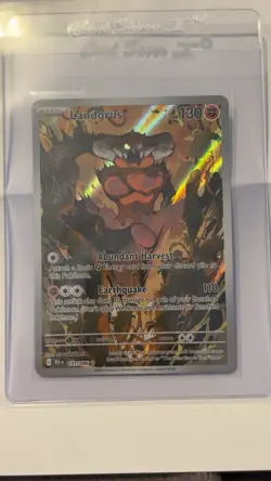 Pokemon TCG Landorus 131/086 Sv: Black Bolt Full Art Holo Rare 130 HP - Image 3