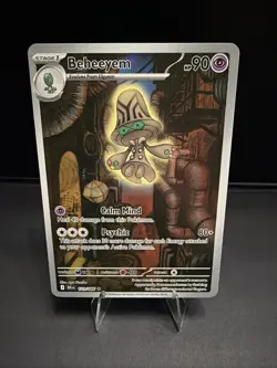 Pokemon Black Bolt Illustration Rare Foil #121 Beheeyem - Image 1