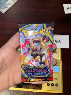 VERY HEAVY! GOD PACKUUU 22.58g Phantasmal Flames Pokemon TCG Booster (SEALED) - Image 2