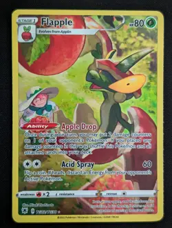 Flapple TG02/TG30 SWSH10: Astral Radiance Trainer Gallery Holo Pokemon TCG NM - Image 1