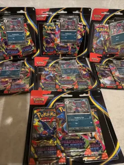 Pokemon TCG Phantasmal Flames 3-Pack Blister LOT OF 7 SEALED Sneasel & Weavile - Image 3