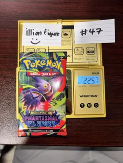 VERY HEAVY! GOD PACKUUU 22.57g Phantasmal Flames Pokemon TCG Booster (SEALED) - Image 1