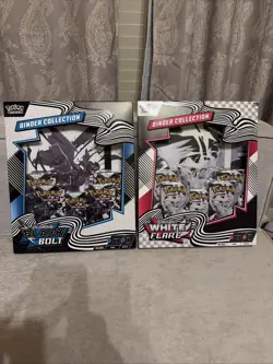 Pokemon TCG Black Bolt/White Flare Binder Collections (Set Of 2) Factory Sealed - Image 1