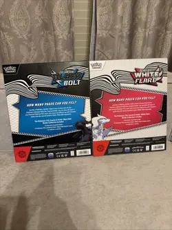 Pokemon TCG Black Bolt/White Flare Binder Collections (Set Of 2) Factory Sealed - Image 2