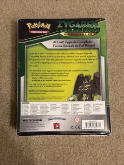 POKEMON 2017 SUN MOON Zygarde Complete Forme Pin Collection Box with XY Booster - Image 2