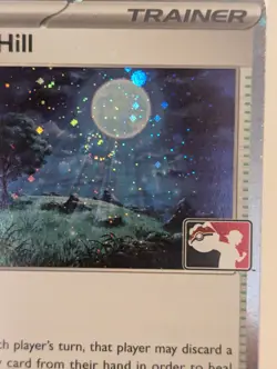 Moonlit Hill 081/091 - Pokemon Prize Pack Series COSMOS Holo Foil NM WITH SWIRL - Image 2