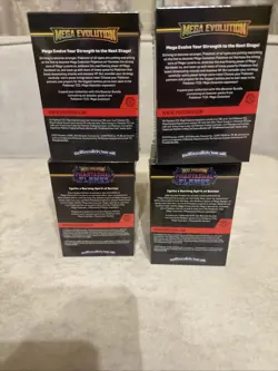 Pokemon Phantasmal Flames & Mega Evolution Booster Bundles. Lot Of 4 Sealed - Image 2