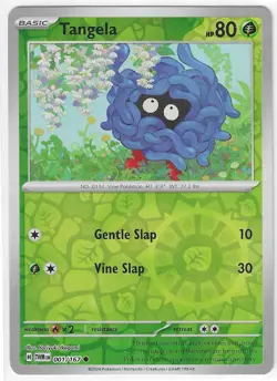 TANGELA 001/167 REVERSE HOLO Scarlet & Violet TWILIGHT MASQUERADE POKEMON - Image 1