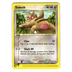 SLAKOTH 45/109 EX RUBY AND SAPPHIRE POKEMON TCG - Image 1