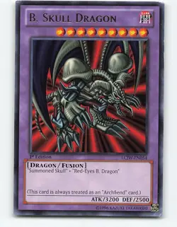 B. Skull Dragon #LCJW-EN054 Rare 1st Edition Yugioh Card NM - Image 1