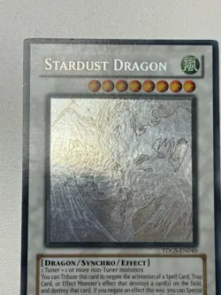 Yugioh! HP Stardust Dragon - TDGS-EN040 - Ghost Rare - Unlimited Edition Heavil - Image 2