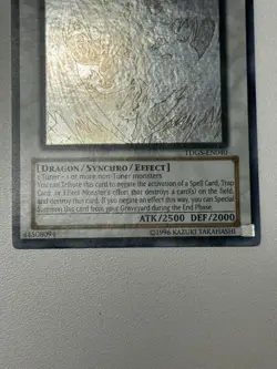 Yugioh! HP Stardust Dragon - TDGS-EN040 - Ghost Rare - Unlimited Edition Heavil - Image 3