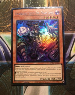 * VANQUISH SOUL DR. MAD LOVE * 1ST EDITION COLLECTOR'S RARE WISU-EN019 YUGIOH! - Image 1