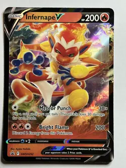 Infernape V SWSH: Sword & Shield Promo Cards SWSH252 Pokemon card NM - Image 1