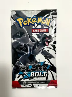 Rep Set Pokemon Black Bolt Scarlet & Violet Booster Pack Sealed 10 Cards English - Image 1