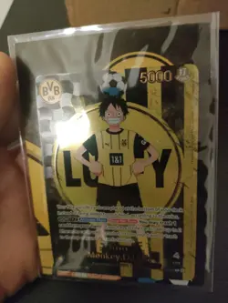 One Piece Borussia Dortmund Promo 100% Card Monkey D. Luffy St13-003 - Sealed- - Image 2