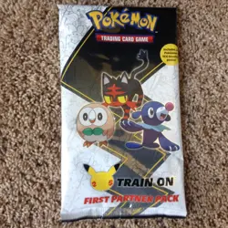 NEW SEALED POKEMON FIRST PARTNER PACK TRADING CARD GAME TCG 25 ANNIVERSARY ALOLA 820650809620 - Image 1