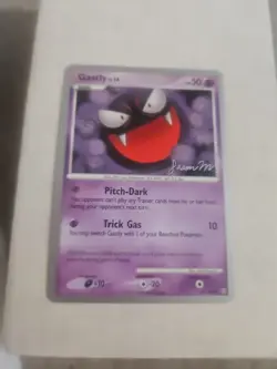Pokemon TCG 2009 World Championship Decks Jason Martinez Gastly Card 62/100 - LP - Image 1