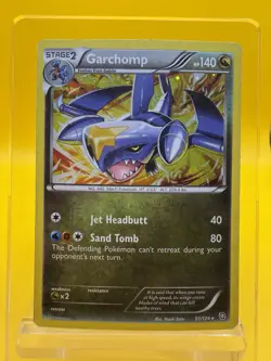 Garchomp 91/124 (Cosmos Holo) - Blister Exclusives Promo Pokemon Card MP - Image 1