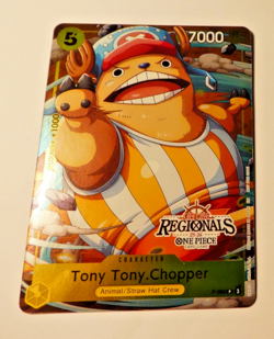 One Piece English Card Game Holo Championship Carte Tony Tony.Chopper P-089 Mint - Image 1