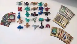 Bakugan Battle Brawlers 25 Figure Lot with Magnetic & Non Magnetic Cards - Image 1
