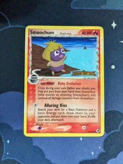 Smoochum 64/101 Reverse Holo Pokemon Card Pokemon Ex Dragon Frontiers Stamped NM - Image 1