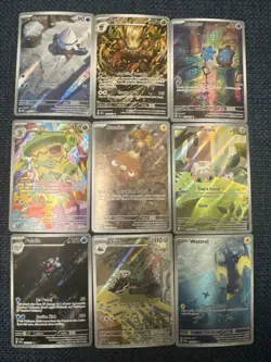 Pokemon TCG Lot Of 9 Illustration Rare Cards NM Holo - Image 1