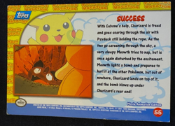 Topps - Pokemon - Success - Non Holo - #55 - The First Movie Card MP - Image 2