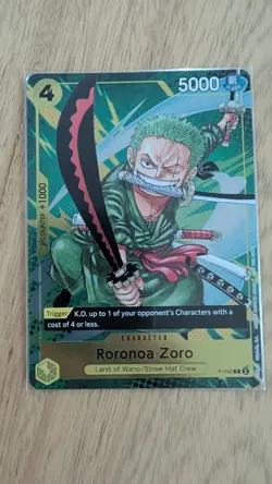 Roronoa Zoro (Event Pack Vol. 3) P-042 One Piece Promotion Cards Foil NM - Image 1