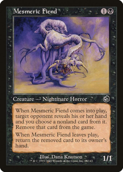 MTG magic 1x Mesmeric Fiend (M/NM) Torment - Image 1