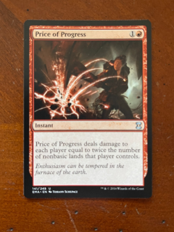MTG Magic the Gathering Price of Progress Eternal Masters NM - Image 1