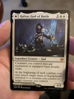 1x Halvar, God of Battle - Kaldheim - NM - MTG - Image 1