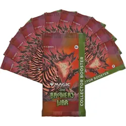 MTG ENGLISH THE BROTHERS' WAR Collector Booster Box - Factory Sealed 12 Packs - Image 3