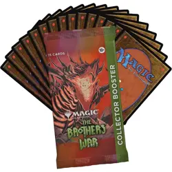 MTG ENGLISH THE BROTHERS' WAR Collector Booster Box - Factory Sealed 12 Packs - Image 4