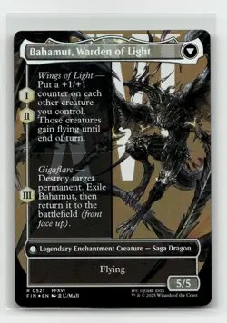Dion, Bahamut's Dominant (Borderless) (Surge Foil) 521 R FINAL FANTASY - Image 2