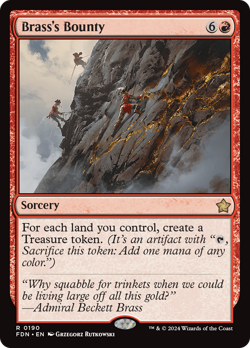 Brass's Bounty [Foundations] Magic MTG - Image 1