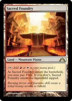 MTG - SACRED FOUNDRY - Gatecrash (R) - Image 1