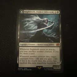 MTG-Sephiroth, Fabled SOLDIER - FINAL FANTASY (FIN) NMT - Image 1