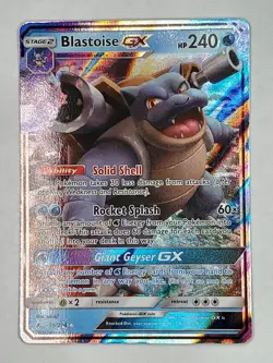 Blastoise GX 35/214 Holo Ultra Rare SM: Unbroken Bonds NM English Pokemon - Image 1